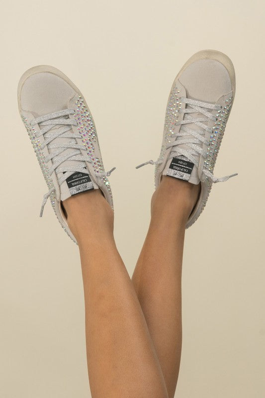 Glam Rhinestone Sneakers