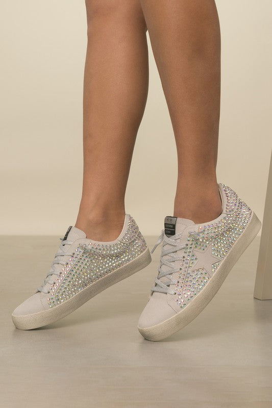 Glam Rhinestone Sneakers